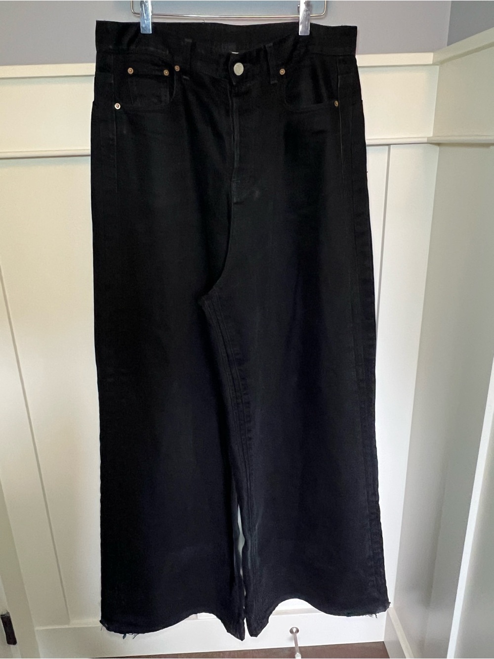 Demna era Vetements baggy black denim jeans